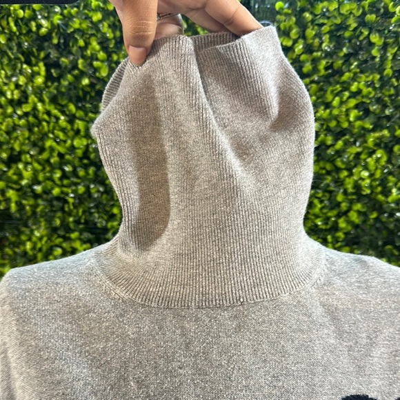 Tommy Hilfiger Gray Cowl Neck Turtleneck Sweater Large - Picture 7 of 16
